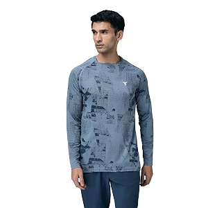 TECHNOSPORT Mens Slim Fit All Over Print