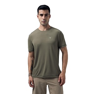 technosport men39s slim fit polyester activewear sports t-shirt with moisture-wicking comfort for workout running amp gym