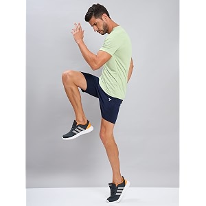 technosport men39s slim fit polyester activewear sports t-shirt with moisture-wicking comfort for workout running amp gym