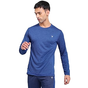 TECHNOSPORT Mens Slim Fit Full Sleeve Round