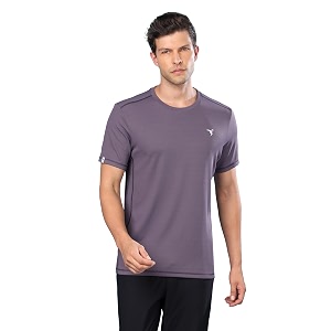 technosport men39s slim fit polyester activewear sports t-shirt with moisture-wicking comfort for workout running amp gym