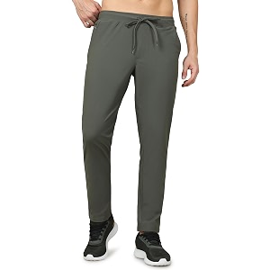 technosport men39s regular fit track pants with zip pockets duracool quick dry stretchable lightweight lower for gym running yoga and sports