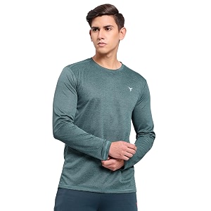 TECHNOSPORT Mens Slim Fit Full Sleeve Round