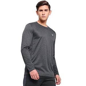 TECHNOSPORT Mens Slim Fit Full Sleeve Round