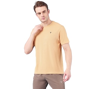 technosport men39s slim fit polyester activewear sports t-shirt with moisture-wicking comfort for workout running amp gym
