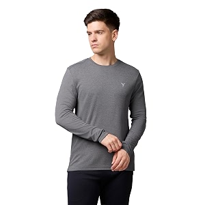 TECHNOSPORT Mens Slim Fit Full Sleeve Round