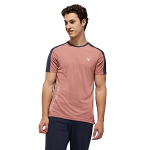 TECHNOSPORT Mens Slim Fit Color Block T-Shirt