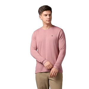 TECHNOSPORT Mens Slim Fit Full Sleeve Round