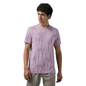 TECHNOSPORT Mens Slim Fit Printed Half Sleeve
