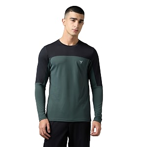 TECHNOSPORT Mens Slim Fit Full Sleeve Crew