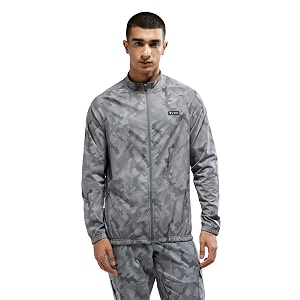 technosport men39s slim fit printed regular jacket with ts flexi spf50 quick dry for regular use