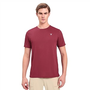 technosport men39s slim fit polyester activewear sports t-shirt with moisture-wicking comfort for workout running amp gym