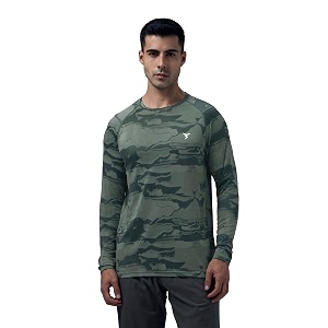 TECHNOSPORT Mens Slim Fit All Over Print