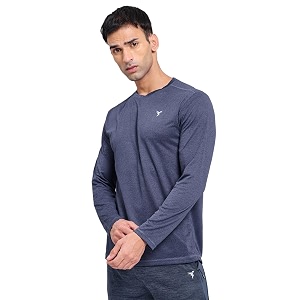 TECHNOSPORT Mens Slim Fit Full Sleeve Round