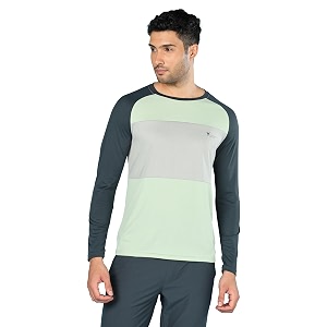 TECHNOSPORT Mens Slim Fit Polyester Color Block