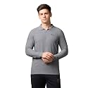 TECHNOSPORT Men39s Slim Fit Full Sleeve Polo