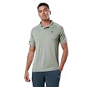 TECHNOSPORT Men39s Slim Fit Half Sleeve Polo