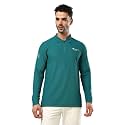 TECHNOSPORT Men39s Slim Fit Full Sleeve Polo
