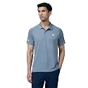 TECHNOSPORT Men39s Slim Fit Half Sleeve Polo