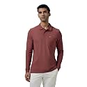 TECHNOSPORT Men39s Slim Fit Full Sleeve Polo