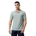 TECHNOSPORT Men39s Slim Fit Half Sleeve Polo