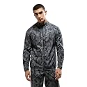 TECHNOSPORT Men's Slim Fit Printed Regular Jacket With TS Flexi, SPF50+, Quick Dry for Regular Use