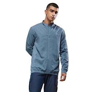 technosport men39s solid polyester techno lite jacket with spf50 and microbial properties