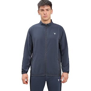 technosport men39s solid polyester techno lite jacket with spf50 and microbial properties