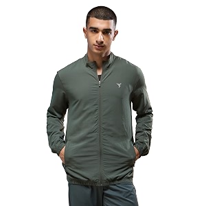 technosport men39s solid polyester techno lite jacket with spf50 and microbial properties