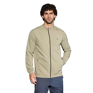 technosport men39s solid polyester techno lite jacket with spf50 and microbial properties