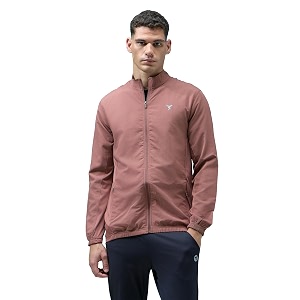 technosport men39s solid polyester techno lite jacket with spf50 and microbial properties