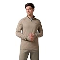 TECHNOSPORT Men39s Solid Quarter Zip Gym Slim
