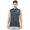 TECHNOSPORT Men39s Solid Slim Fit Sleeveless Fleece