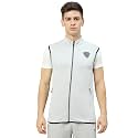 TECHNOSPORT Men39s Solid Slim Fit Sleeveless Fleece