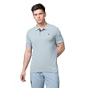 TECHNOSPORT Men39s Solid Slim Fit Polo Collar