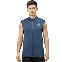 TECHNOSPORT Men39s Solid Slim Fit Sleeveless Fleece