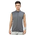 TECHNOSPORT Men39s Solid Slim Fit Sleeveless Fleece
