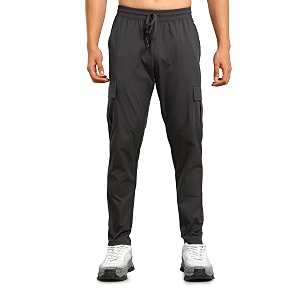 TECHNOSPORT Mens Straight Fit Cargo Track Pants