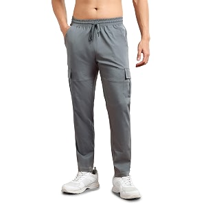 TECHNOSPORT Mens Straight Fit Cargo Track Pants