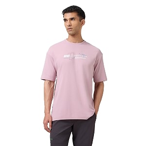 TECHNOSPORT Mens Typography Printed T-Shirt ELASTOPLUS Quick