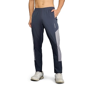 TECHNOSPORT Men Colorblock Slim Fit Sports Trackpants