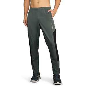 TECHNOSPORT Men Colorblock Slim Fit Sports Trackpants