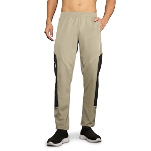 TECHNOSPORT Men Colorblock Slim Fit Sports Trackpants