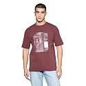 TECHNOSPORT Men39s Oversized Fit Half Sleeve Crew