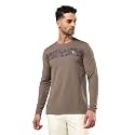 TECHNOSPORT Men Polyester Self Design Chest Print