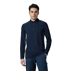 TECHNOSPORT Men Polyester Slim Fit Colorblock Zipper