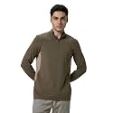 TECHNOSPORT Men Polyester Slim Fit Colorblock Zipper