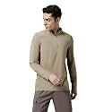 TECHNOSPORT Men Polyester Slim Fit Colorblock Zipper
