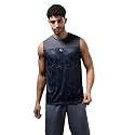 TECHNOSPORT Men Polyester Slim Fit Crew Neck