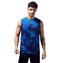 TECHNOSPORT Men Polyester Slim Fit Crew Neck